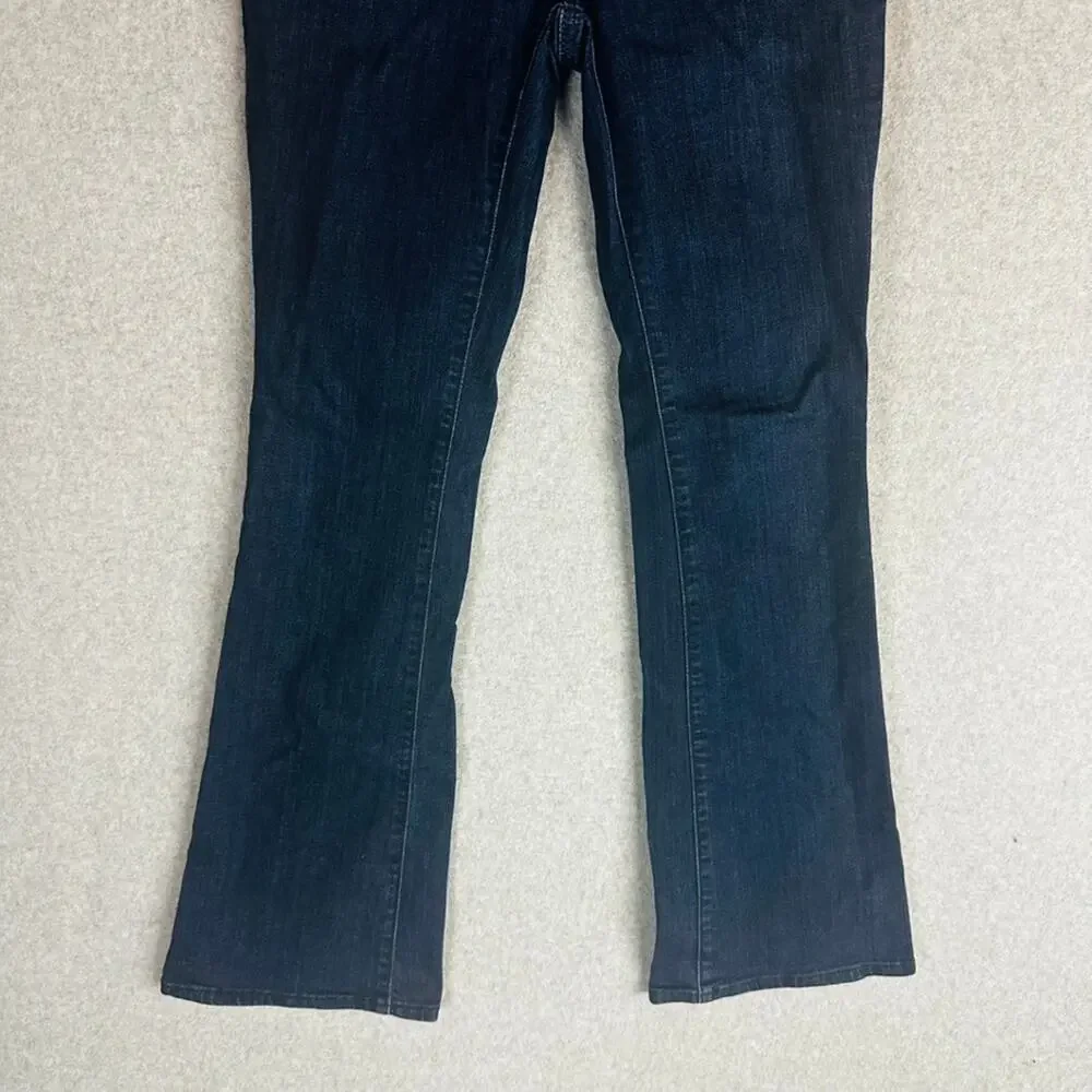 Loft Womans Womans Sz 2/26 Flare Jeans Dark Wash Pockets Stretch‎